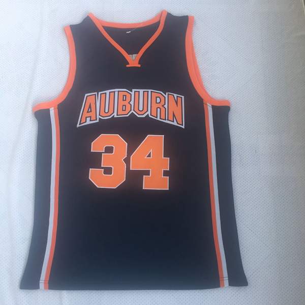 Auburn Tigers Black BARKLEY #34 NCAA Basketball Jersey