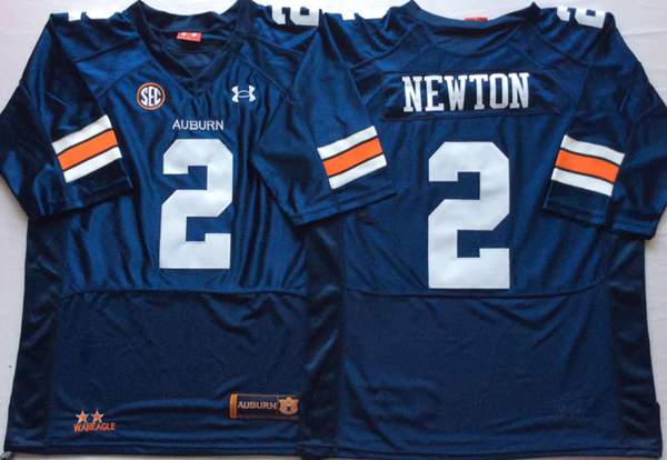 Auburn Tigers Dark Blue NEWTON #2 NCAA Football Jersey