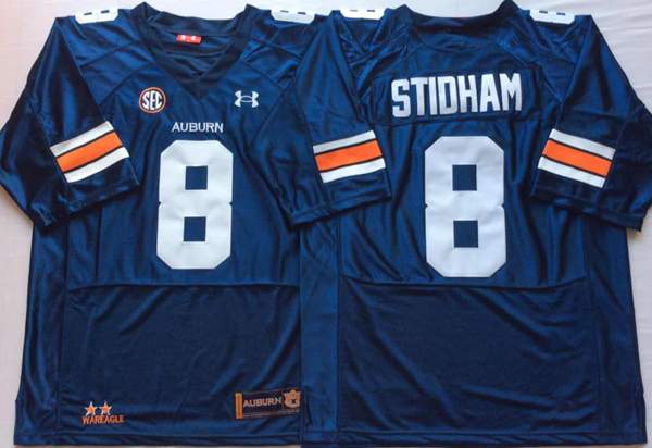 Auburn Tigers Dark Blue STIDHAM #8 NCAA Football Jersey