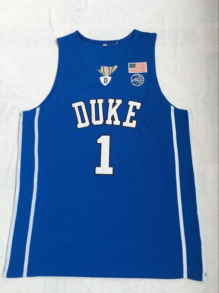 Duke Blue Devils Blue WILLIAMSON #1 NCAA Basketball Jersey