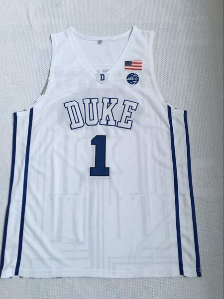 Duke Blue Devils White WILLIAMSON #1 NCAA Basketball Jersey