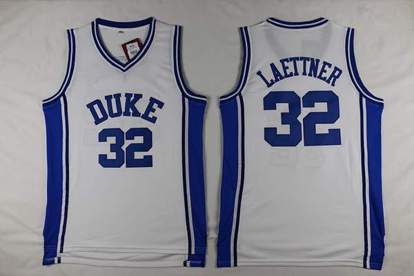 Duke Blue Devils White LAETTNER #32 NCAA Basketball Jersey