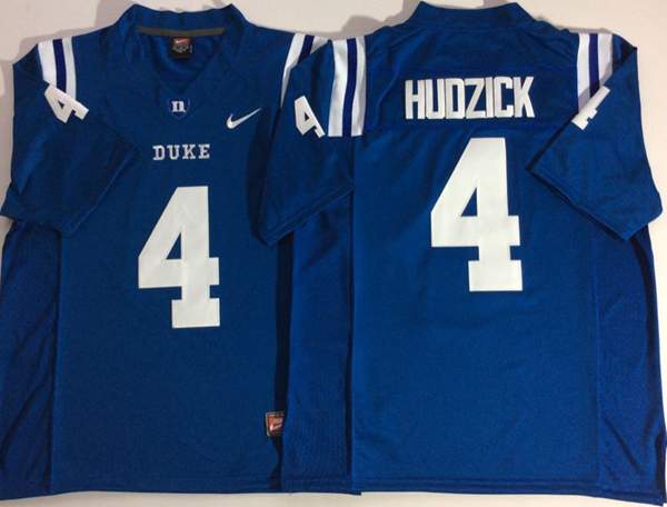 Duke Blue Devils Blue NUDZICK #4 NCAA Football Jersey