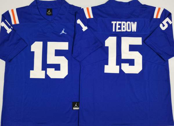 Florida Gators Blue TEBOW #15 NCAA Football Jersey