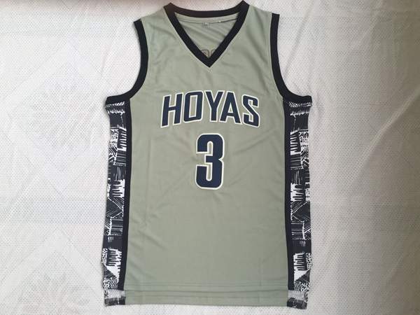 Georgetown Hoyas Grey IVERSON #3 NCAA Basketball Jersey