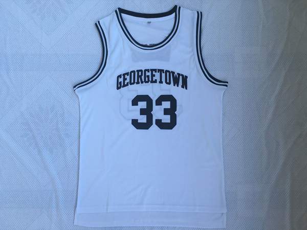 Georgetown Hoyas White EWING #33 NCAA Basketball Jersey