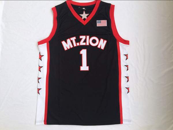 Mount Zion Black MCGRADY #1 Basketball Jersey