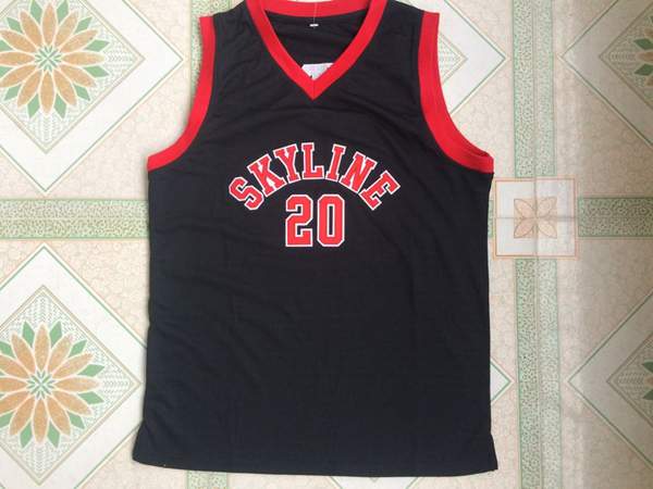 Skyline Black PAYTON #20 Basketball Jersey