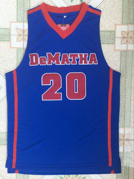 De Matha Blue FULTZ #20 Basketball Jersey