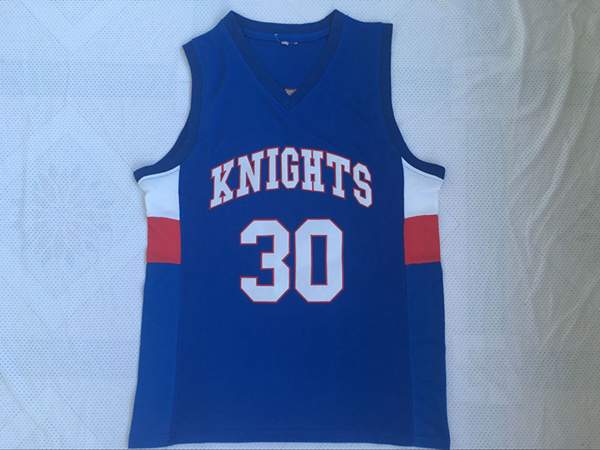 Knights Blue CURRY #30 Basketball Jersey