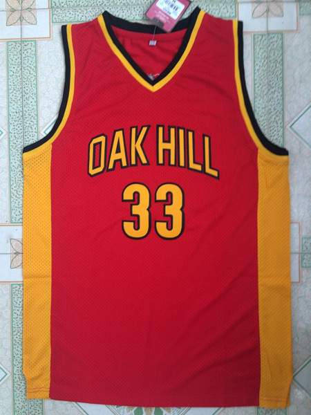 Oak Hill Red DURANT #33 Basketball Jersey