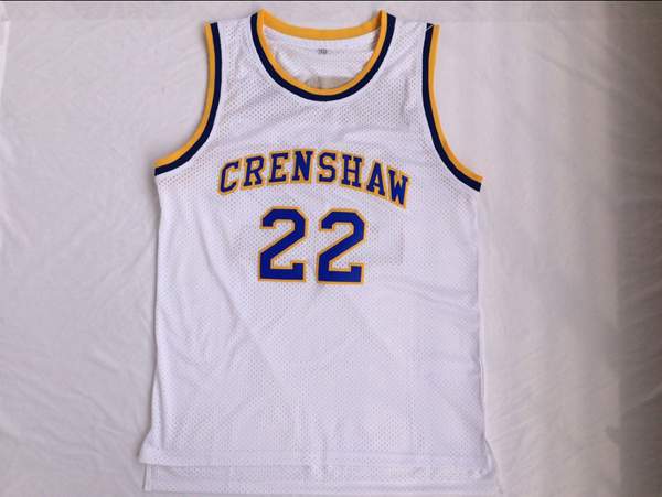 Crenshaw White MCCALL #22 Basketball Jersey