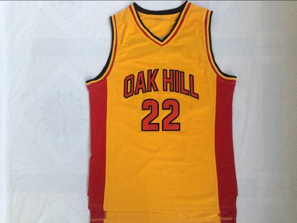 Oak Hill Yellow ANTHONY #22 Basketball Jersey