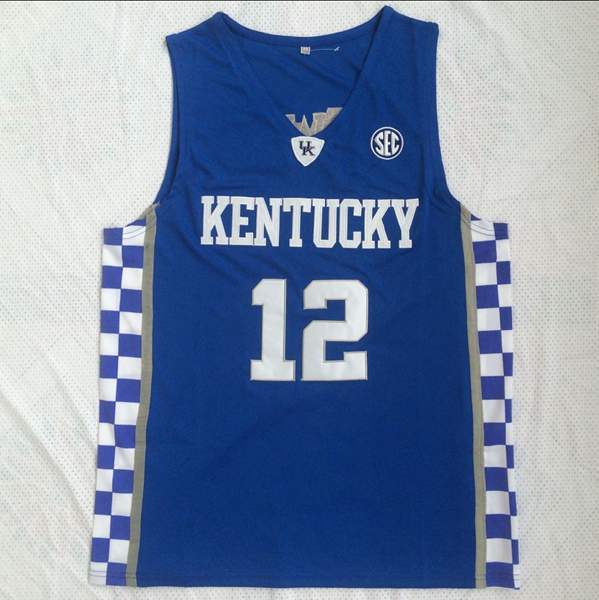 Kentucky Wildcats Blue TOWNS #12 NCAA Basketball Jersey