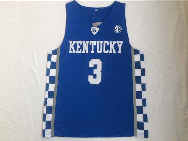 Kentucky Wildcats Blue ADEBAYO #3 NCAA Basketball Jersey