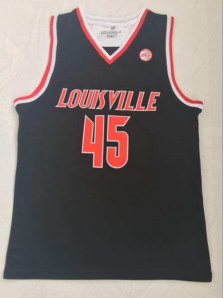 Louisville Cardinals Black MITCHELL #45 NCAA Basketball Jersey