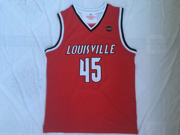 Louisville Cardinals Red MITCHELL #45 NCAA Basketball Jersey