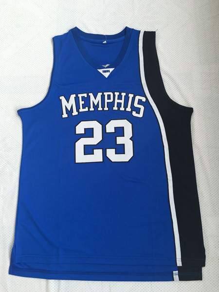 Memphis Tigers Blue ROSE #23 NCAA Basketball Jersey