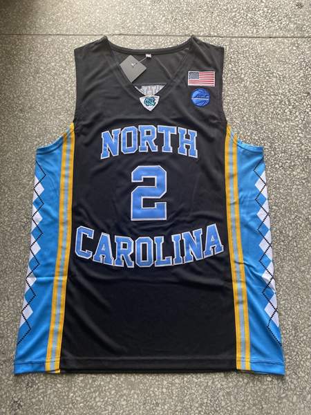 North Carolina Tar Heels Black ANTHONY #2 NCAA Basketball Jersey