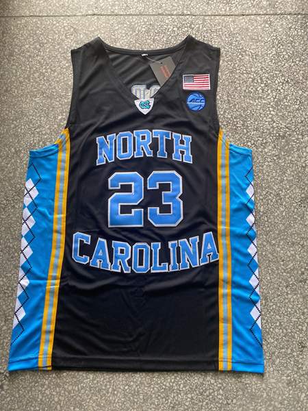 North Carolina Tar Heels Black JORDAN #23 NCAA Basketball Jersey