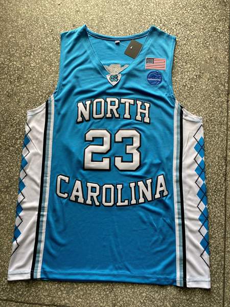 North Carolina Tar Heels Light Blue JORDAN #23 NCAA Basketball Jersey