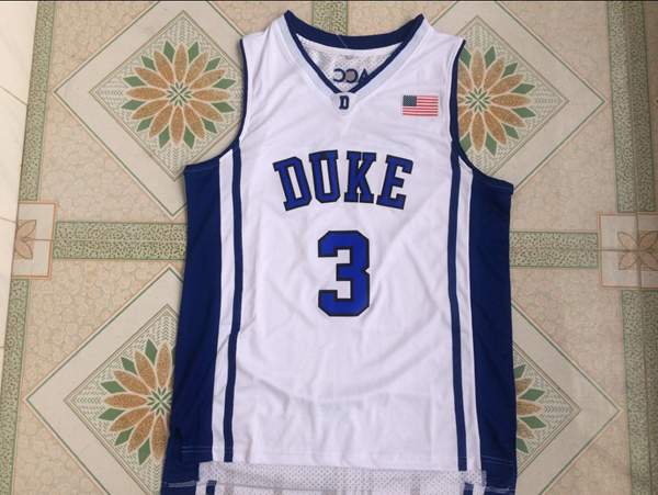 North Carolina Tar Heels White ALLEN #3 NCAA Basketball Jersey