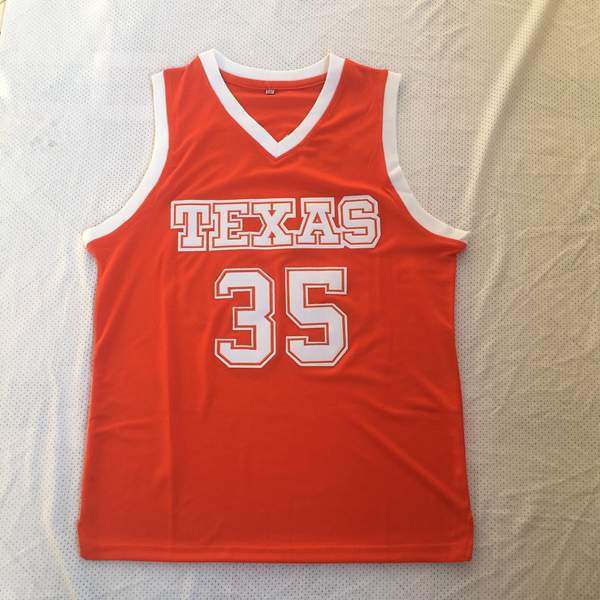 Texas Longhorns Orange DURANT #35 NCAA Basketball Jersey