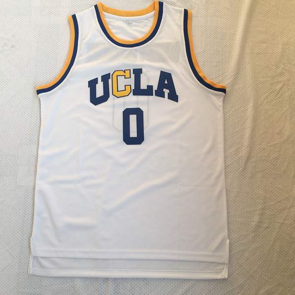 UCLA Bruins White WESTBROOK #0 NCAA Basketball Jersey