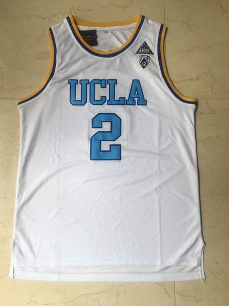 UCLA Bruins White BALL #2 NCAA Basketball Jersey