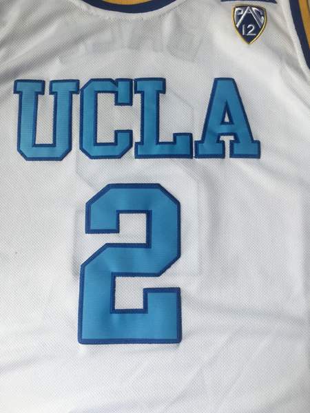 UCLA Bruins White BALL #2 NCAA Basketball Jersey