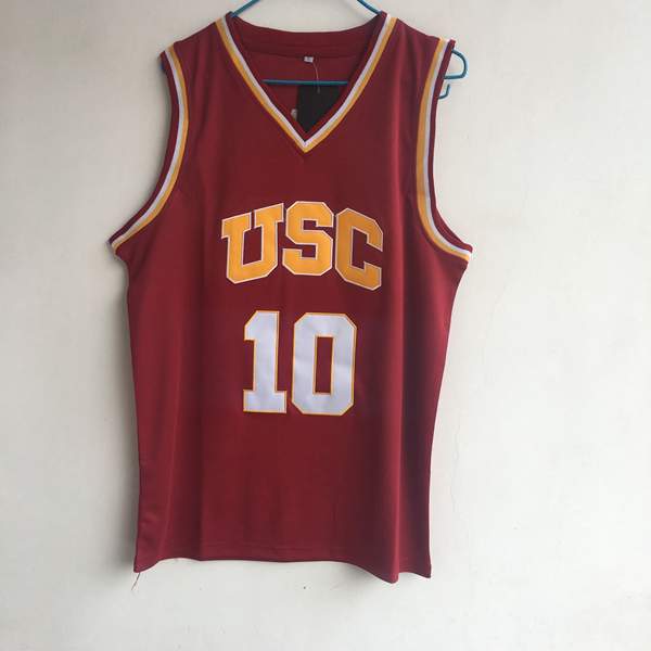 USC Trojans Red DeROZAN #10 NCAA Basketball Jersey