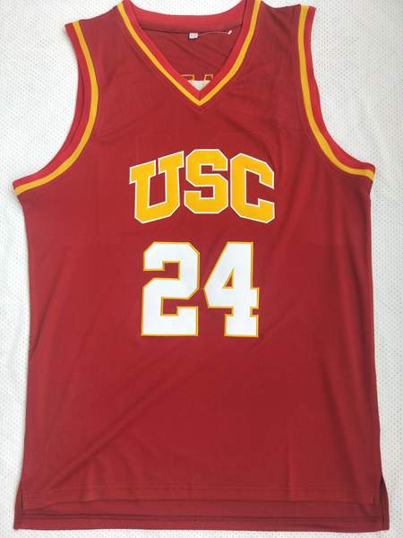 USC Trojans Red SCALABRINE #24 NCAA Basketball Jersey