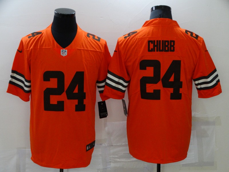 Cleveland Browns Orange Inverted Legend NFL Jersey