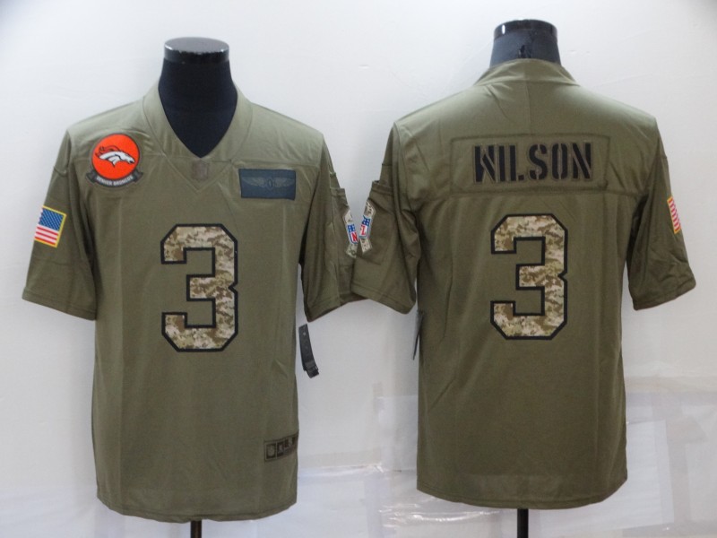 Denver Broncos Olive Salute To Service NFL Jersey 04