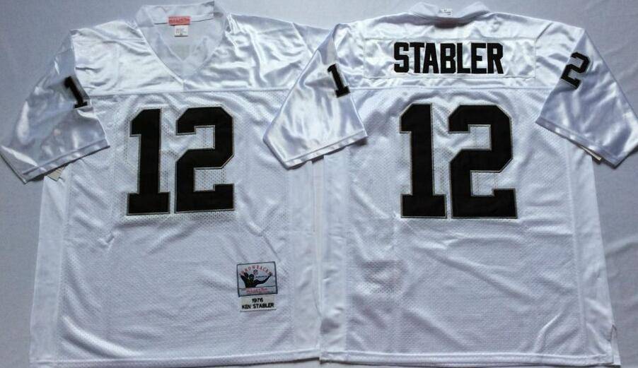 Las Vegas Raiders White Retro NFL Jersey