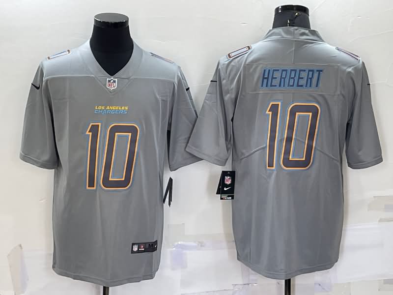 Los Angeles Chargers Grey Atmosphere Fashion NFL Jersey