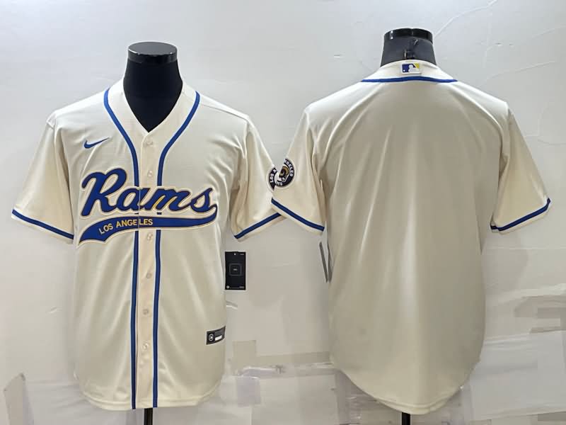 Los Angeles Rams Bone MLB&NFL Jersey