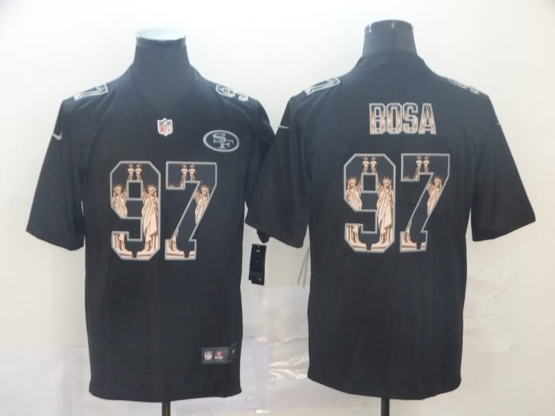 San Francisco 49ers Black Goddess Fashion NFL Jersey