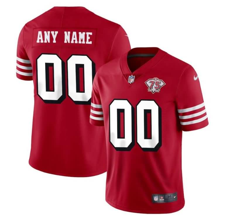 San Francisco 49ers Red NFL Jersey 03