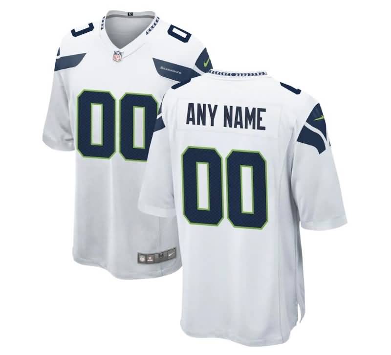 Seattle Seahawks White NFL Jersey