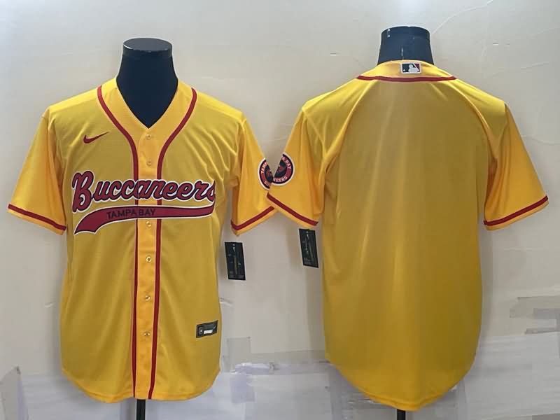 Tampa Bay Buccaneers Yellow MLB&NFL Jersey