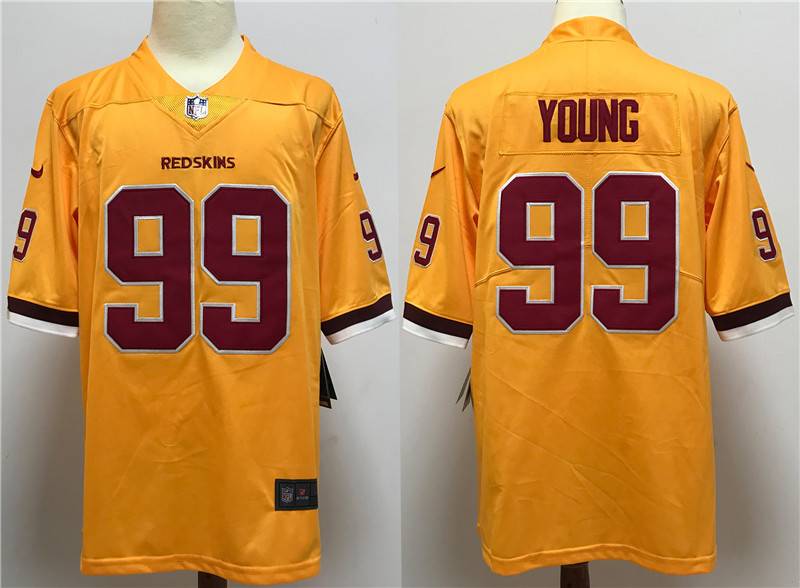 Washington Football Team Yellow NFL Jersey