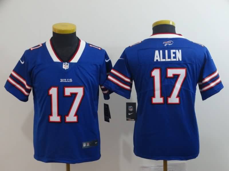 Buffalo Bills Kids ALLEN #17 Blue NFL Jersey