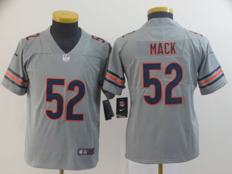 Chicago Bears Kids MACK #52 Grey Inverted Legend NFL Jersey
