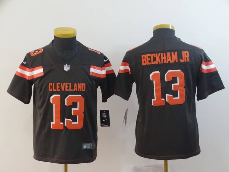 Cleveland Browns Kids BECKHAM JR #13 Brown NFL Jersey 02