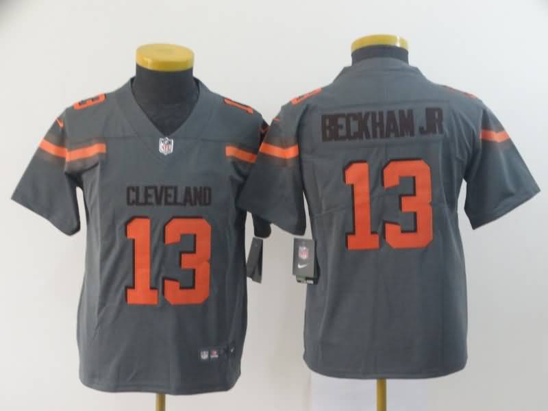 Cleveland Browns Kids BECKHAM JR #13 Grey Inverted Legend NFL Jersey