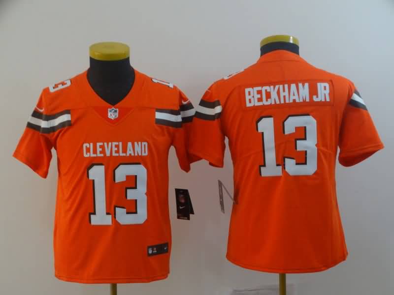 Cleveland Browns Kids BECKHAM JR #13 Orange NFL Jersey