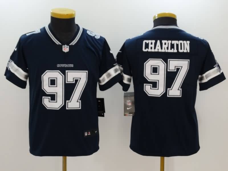 Dallas Cowboys Kids CHARLTON #97 Dark Blue NFL Jersey