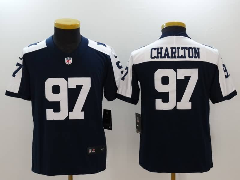 Dallas Cowboys Kids CHARLTON #97 Dark Blue NFL Jersey 02