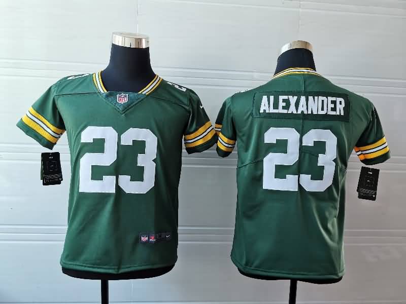 Green Bay Packers Kids ALEXANDER #23 Green NFL Jersey